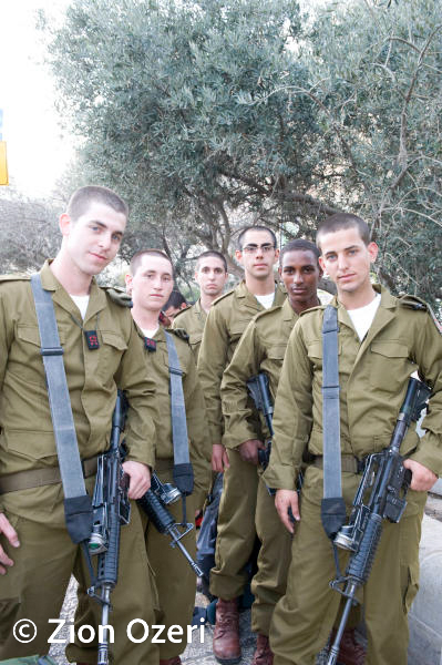 Paratroopers, about to Swear Allegiance, Jerusalem.
