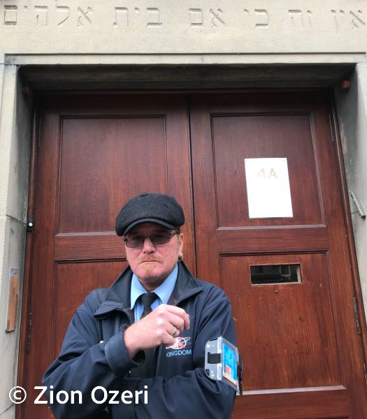 Synagogue Guard, Edinburgh Scotland. 