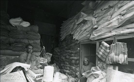 Sack seller, Casablanca, Morocco