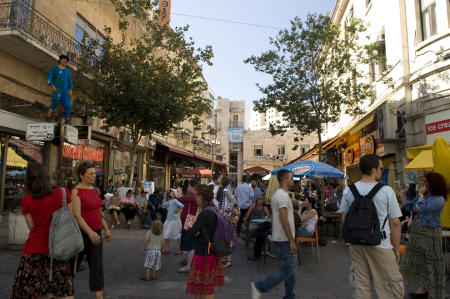 Ben Yehudah Street, Jerusalem. 